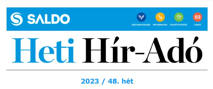 Heti Hír-Adó 2023. 48. hét