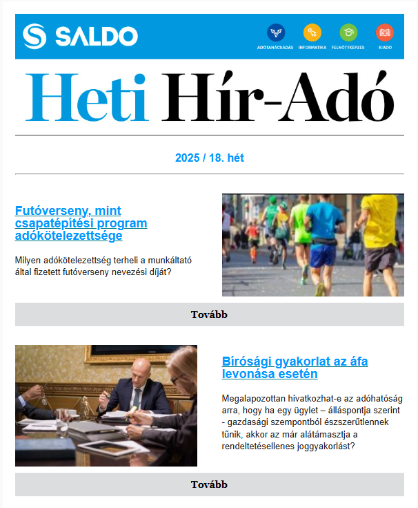 Heti Hír-Adó 2025. 18. hét