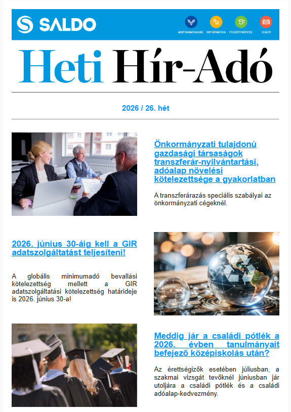 Heti Hír-Adó 2026. 26. szám