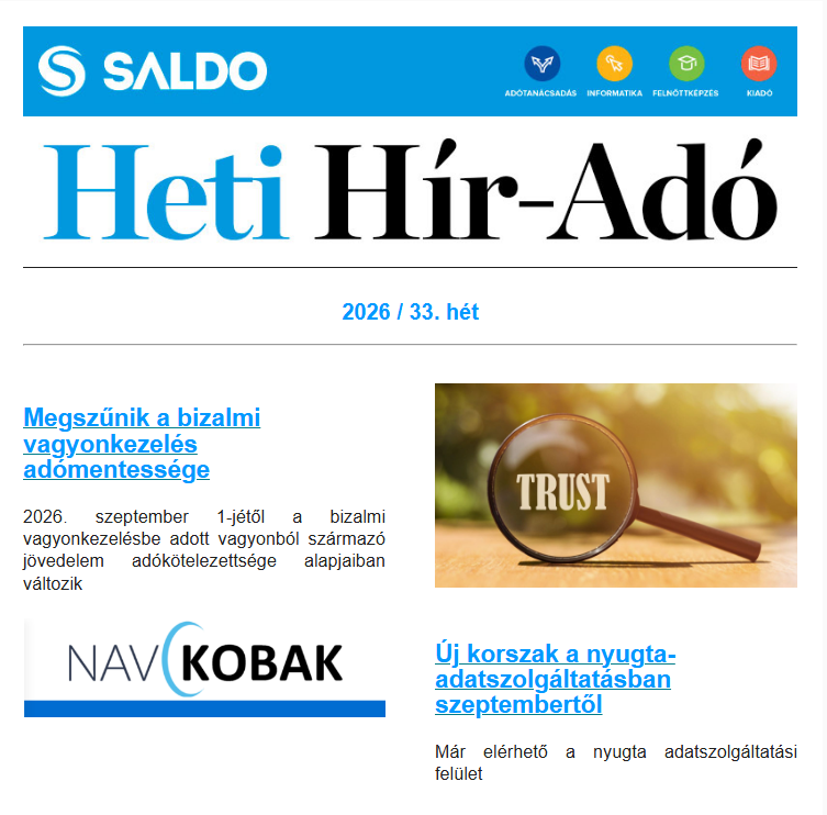 Heti Hír-Adó 2026. 33. hét